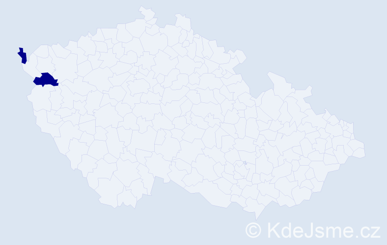 Příjmení: 'Poplštejnová', počet výskytů 4 v celé ČR