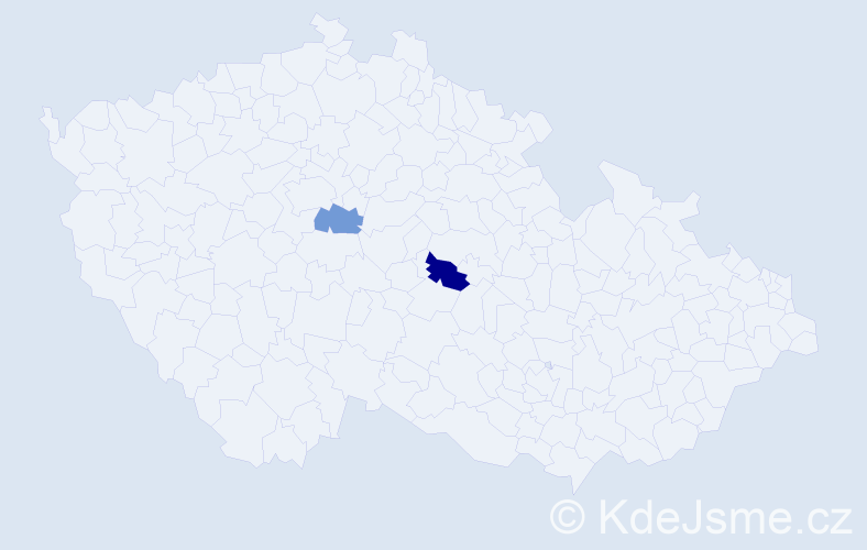 Příjmení: 'Burdun', počet výskytů 9 v celé ČR