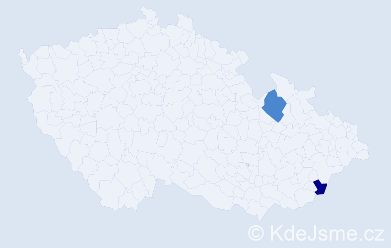 Příjmení: 'Schnarr', počet výskytů 4 v celé ČR