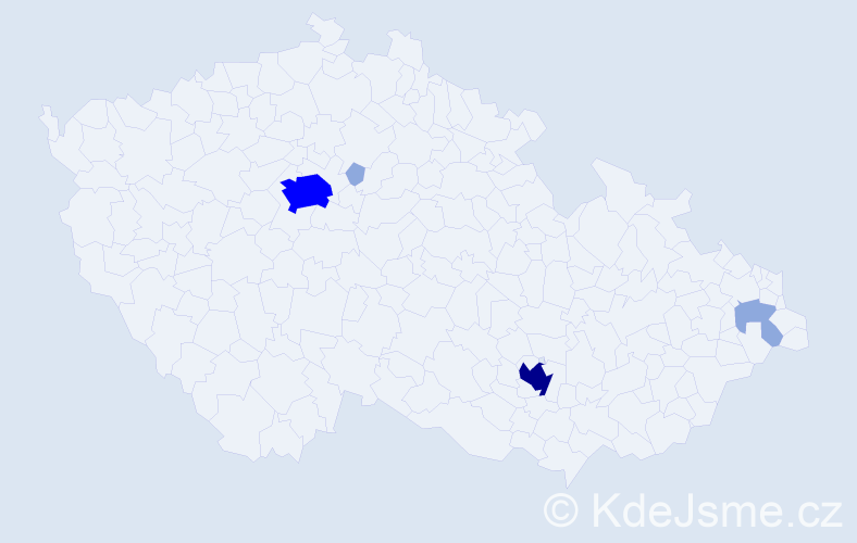 Příjmení: 'Robson', počet výskytů 11 v celé ČR