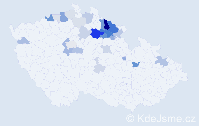 Příjmení: 'Marks', počet výskytů 78 v celé ČR