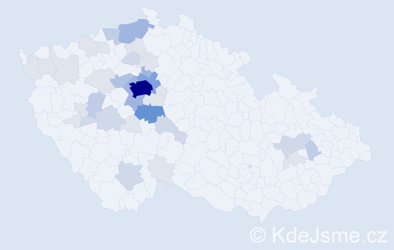 Příjmení: 'Zoula', počet výskytů 113 v celé ČR