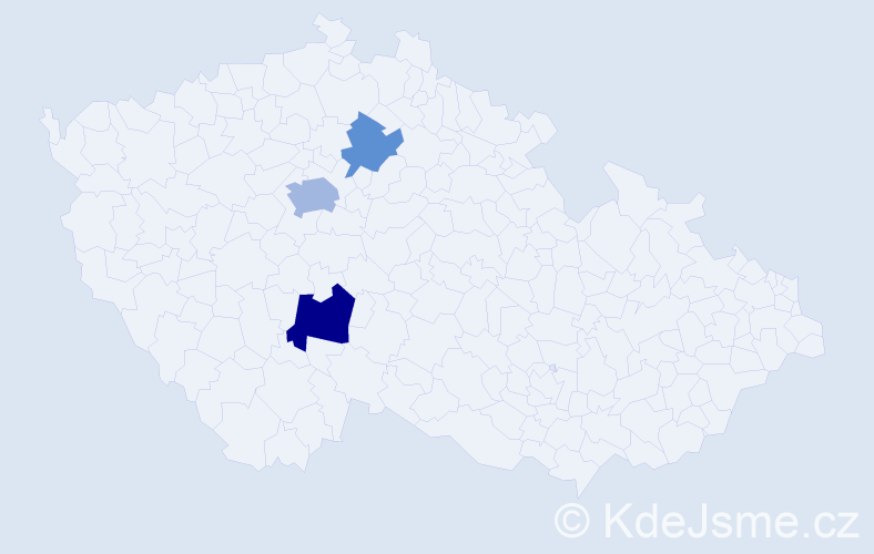 Příjmení: 'Bevelágua', počet výskytů 6 v celé ČR