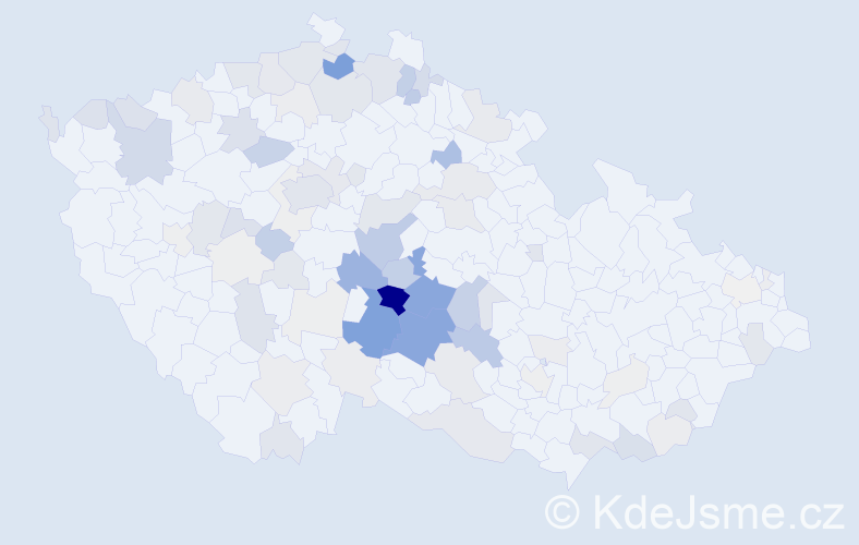 Příjmení: 'Kotenová', počet výskytů 281 v celé ČR