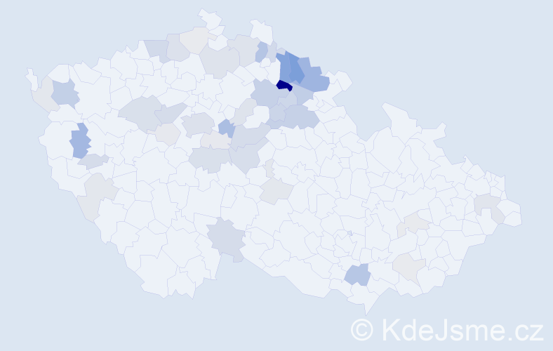 Příjmení: 'Link', počet výskytů 119 v celé ČR