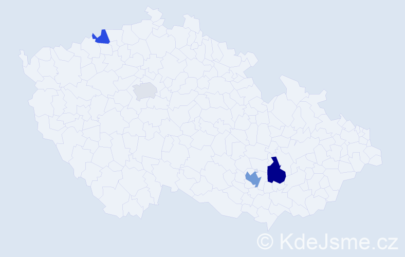 Příjmení: 'Korolkov', počet výskytů 7 v celé ČR