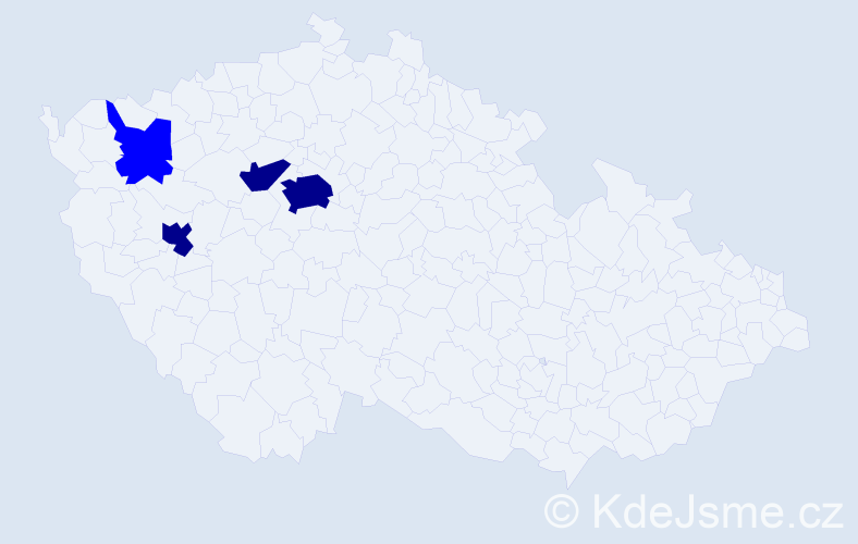 Příjmení: 'Andrushko', počet výskytů 7 v celé ČR