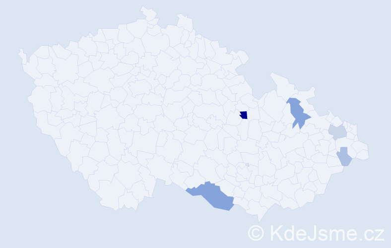 Příjmení: 'Altenburger', počet výskytů 21 v celé ČR