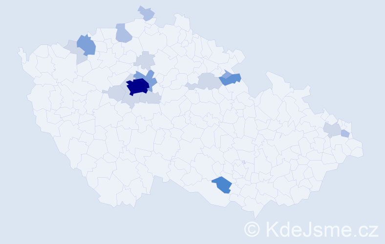 Příjmení: 'Postler', počet výskytů 52 v celé ČR