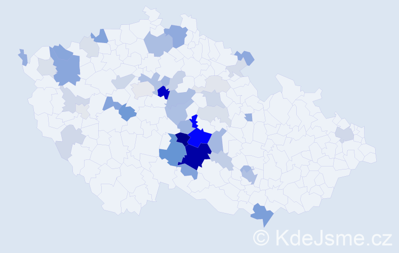 Příjmení: 'Duchan', počet výskytů 126 v celé ČR