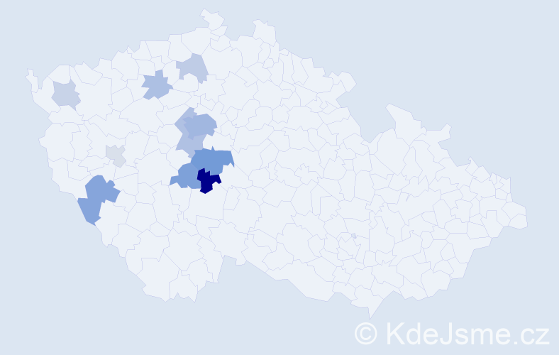 Příjmení: 'Fremut', počet výskytů 32 v celé ČR