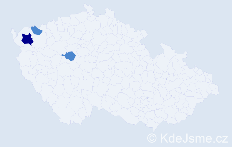 Příjmení: 'Pöselt', počet výskytů 8 v celé ČR