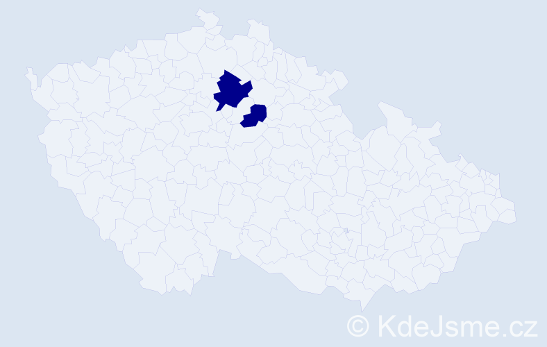 Příjmení: 'Főrdősová', počet výskytů 4 v celé ČR