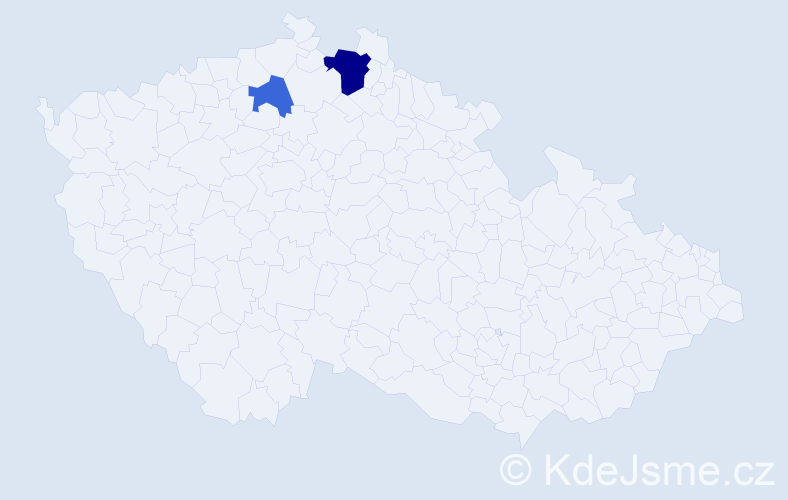 Příjmení: 'Blonska', počet výskytů 4 v celé ČR