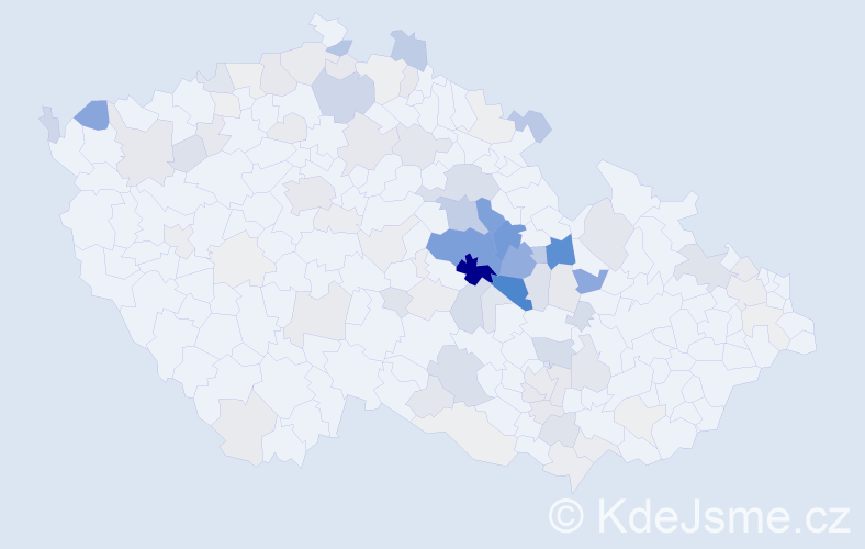 Příjmení: 'Filipiová', počet výskytů 293 v celé ČR