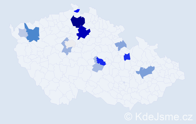 Příjmení: 'Flusek', počet výskytů 40 v celé ČR