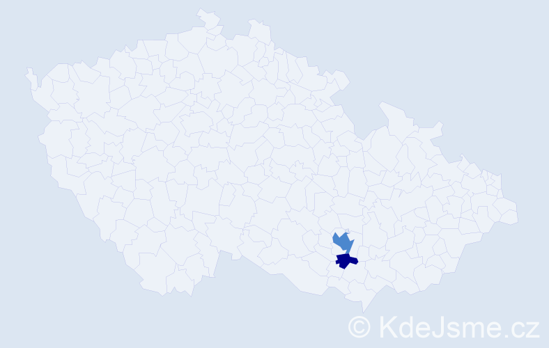 Příjmení: '"Al-Gibury"', počet výskytů 4 v celé ČR
