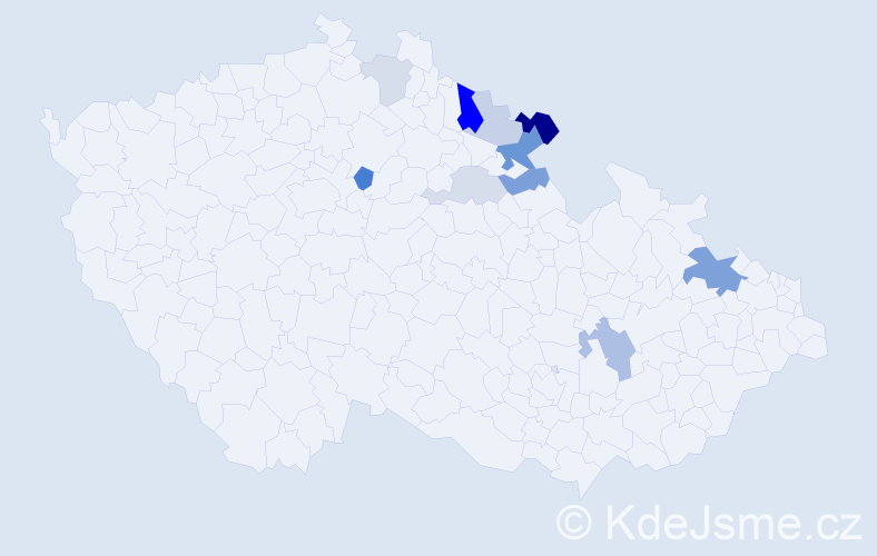 Příjmení: 'Sprinz', počet výskytů 23 v celé ČR