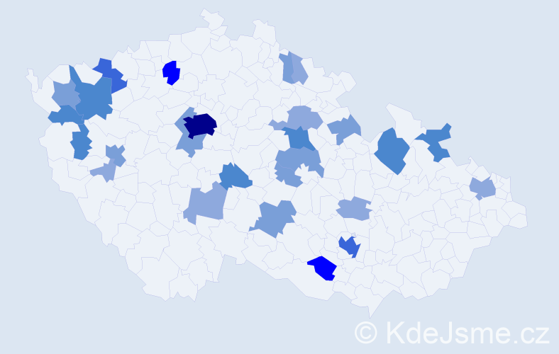 Příjmení: 'Gerstnerová', počet výskytů 68 v celé ČR