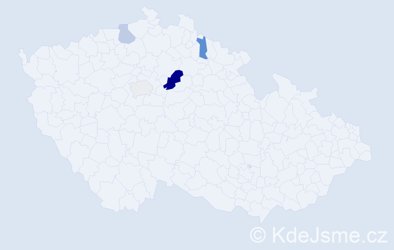 Příjmení: 'Baytalonová', počet výskytů 7 v celé ČR