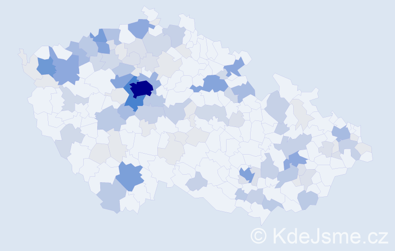 Příjmení: 'Unger', počet výskytů 388 v celé ČR