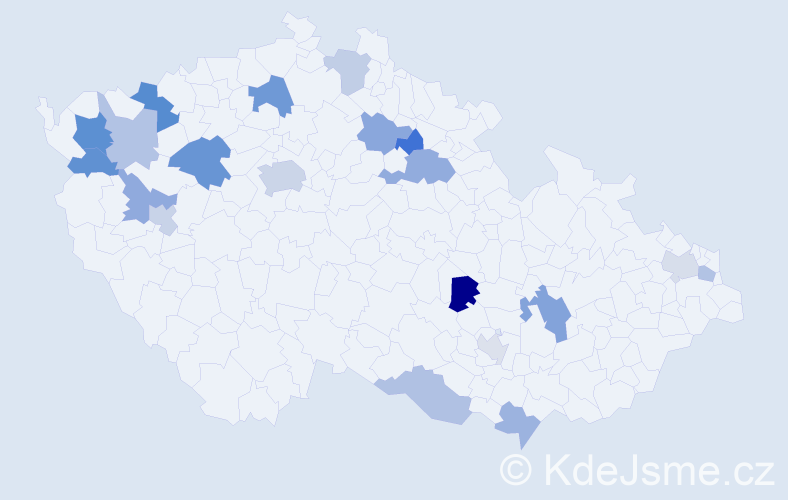 Příjmení: 'Wittová', počet výskytů 32 v celé ČR