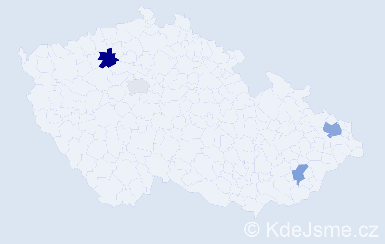 Příjmení: 'Zimpelová', počet výskytů 6 v celé ČR