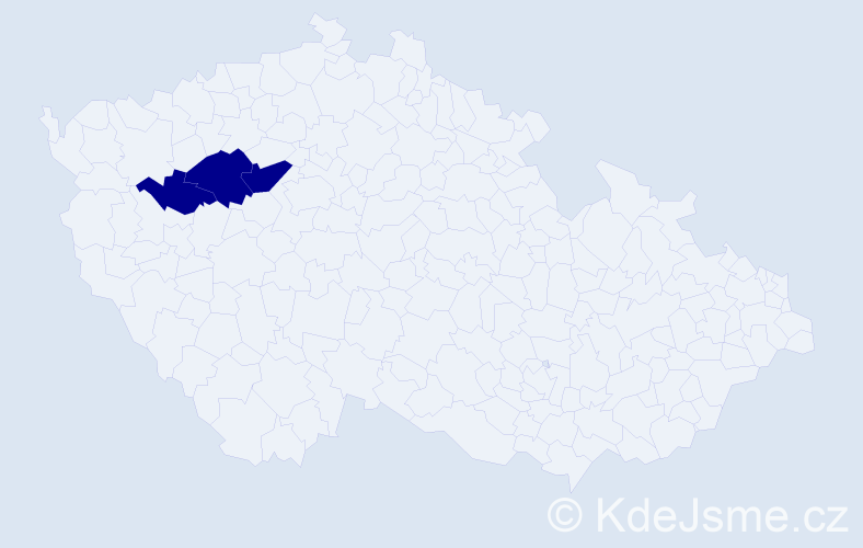 Příjmení: 'Cmurová', počet výskytů 3 v celé ČR