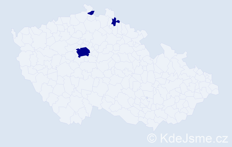 Příjmení: 'Zálepová', počet výskytů 6 v celé ČR