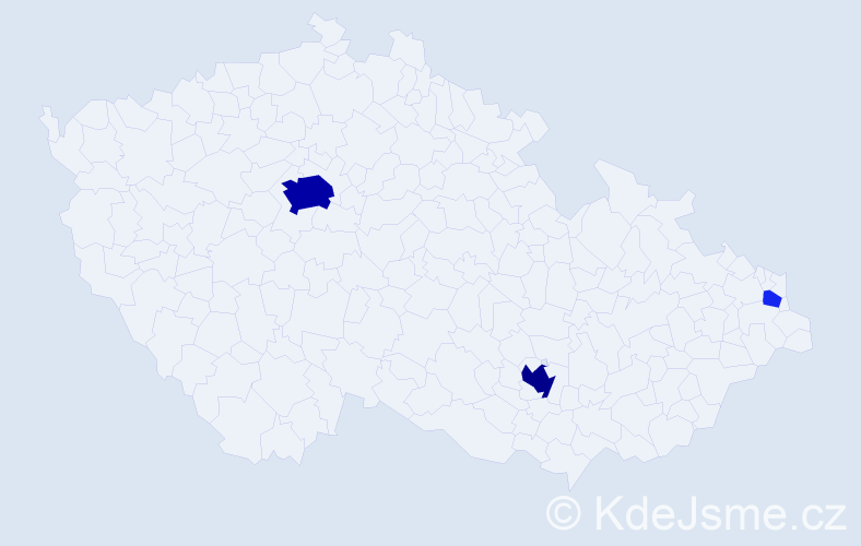 Příjmení: 'Berkovič', počet výskytů 16 v celé ČR