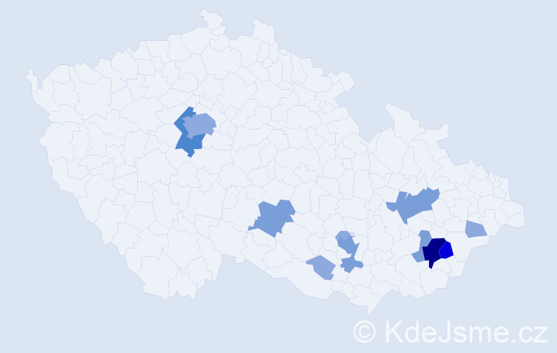 Příjmení: 'Balusková', počet výskytů 32 v celé ČR