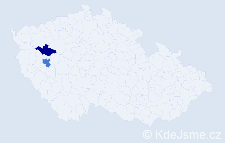 Příjmení: 'Lisenko', počet výskytů 4 v celé ČR