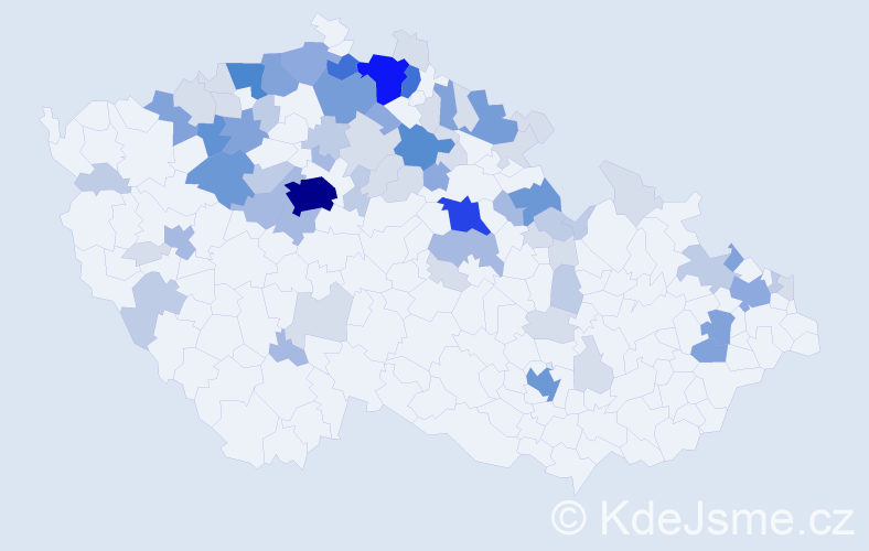 Příjmení: 'Ullrich', počet výskytů 248 v celé ČR
