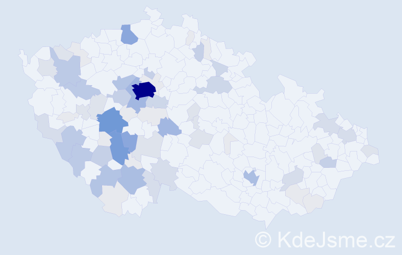 Příjmení: 'Hrubec', počet výskytů 275 v celé ČR