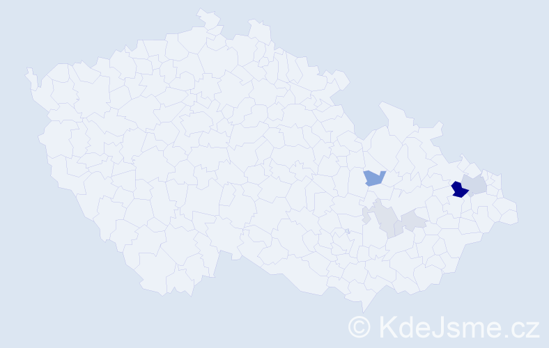 Příjmení: 'Kremzer', počet výskytů 32 v celé ČR