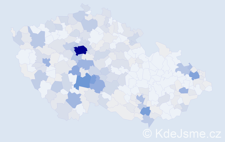 Příjmení: 'Papežová', počet výskytů 954 v celé ČR