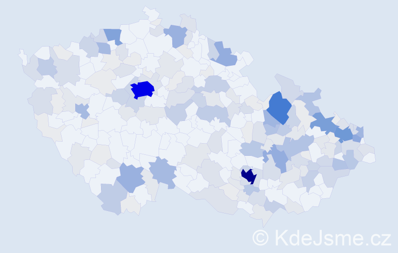 Příjmení: 'Winkler', počet výskytů 756 v celé ČR