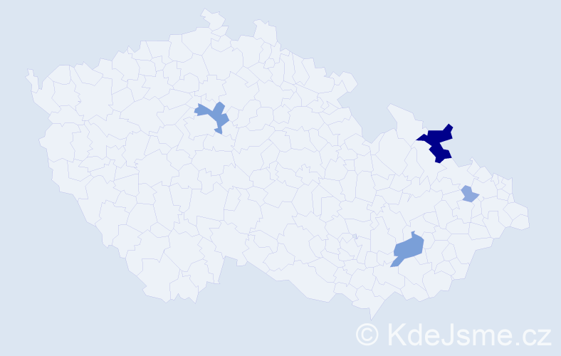 Příjmení: 'Ftáčnik', počet výskytů 12 v celé ČR