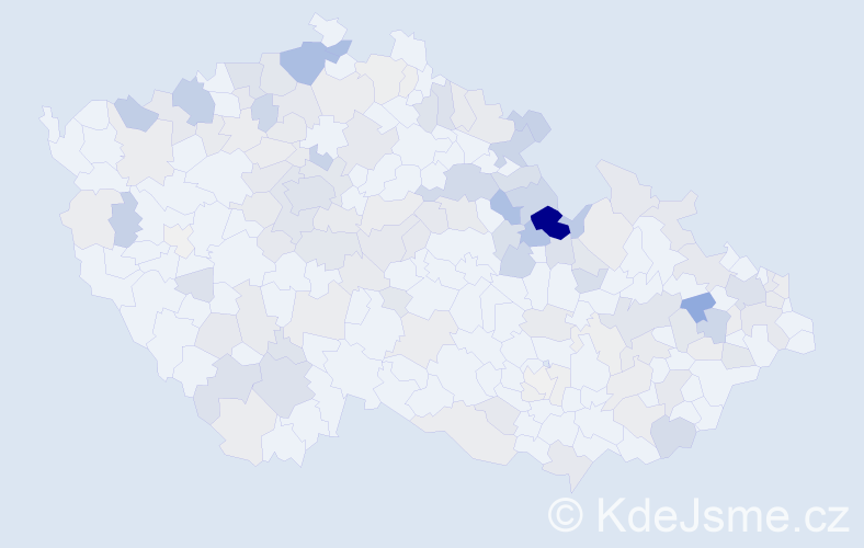 Příjmení: 'Luxová', počet výskytů 424 v celé ČR