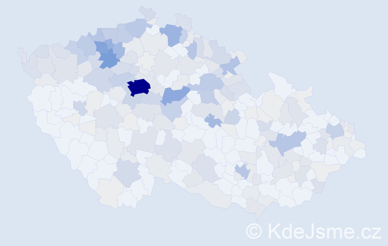 Příjmení: 'Seifertová', počet výskytů 801 v celé ČR