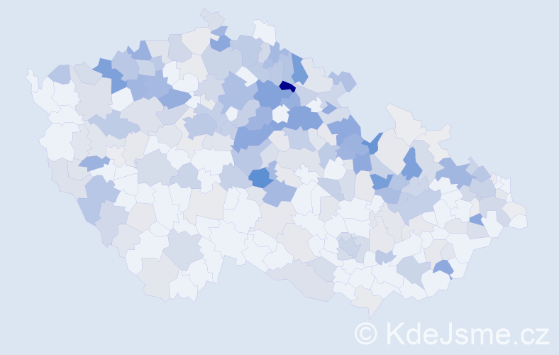 Příjmení: 'Ulrich', počet výskytů 1031 v celé ČR