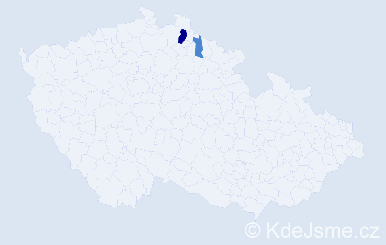 Příjmení: 'Koleci', počet výskytů 4 v celé ČR