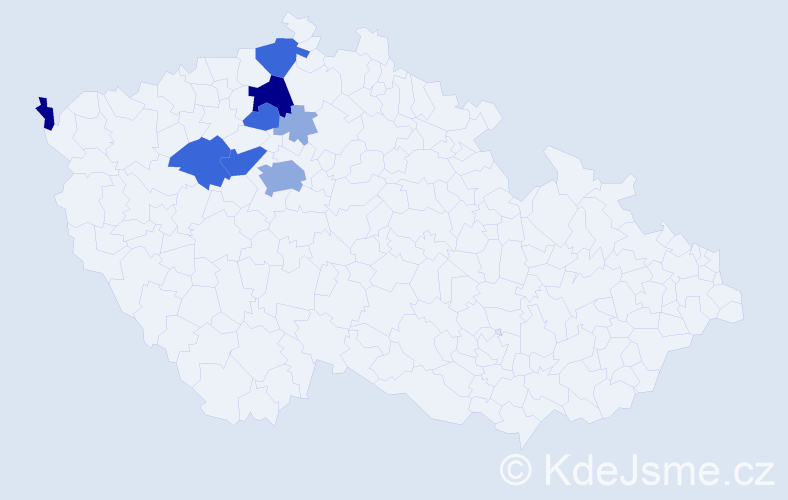 Příjmení: 'Lep', počet výskytů 32 v celé ČR