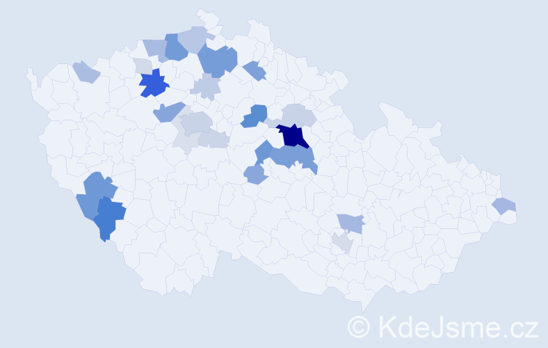 Příjmení: 'Ipser', počet výskytů 97 v celé ČR
