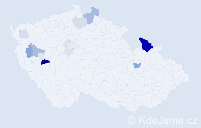 Příjmení: 'Schiffner', počet výskytů 29 v celé ČR