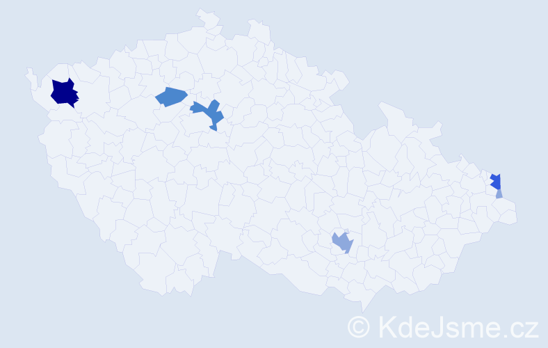 Příjmení: 'Svinčiaková', počet výskytů 14 v celé ČR