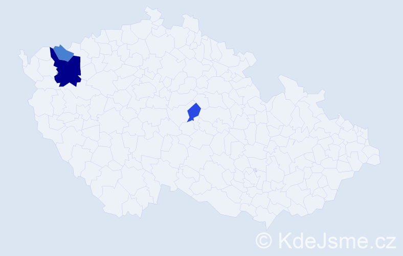 Příjmení: 'Koenigsteinová', počet výskytů 7 v celé ČR