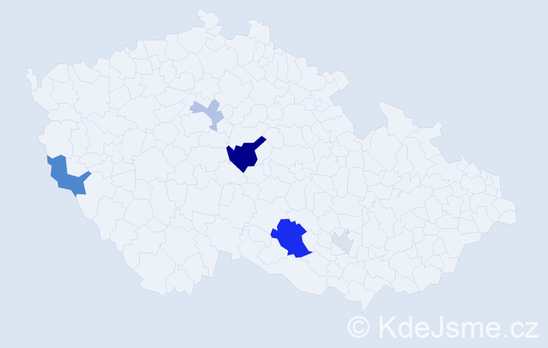 Příjmení: 'Kobylarz', počet výskytů 14 v celé ČR