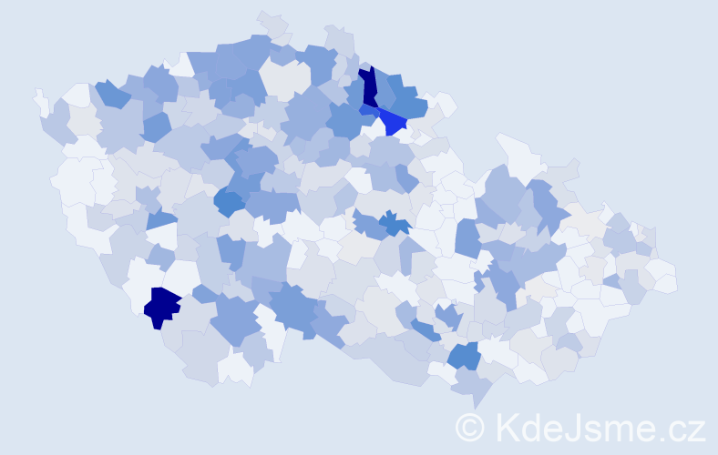 Příjmení: 'Albrechtová', počet výskytů 1091 v celé ČR