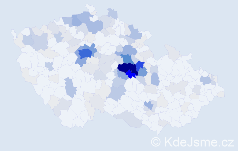 Příjmení: 'Drahoš', počet výskytů 646 v celé ČR